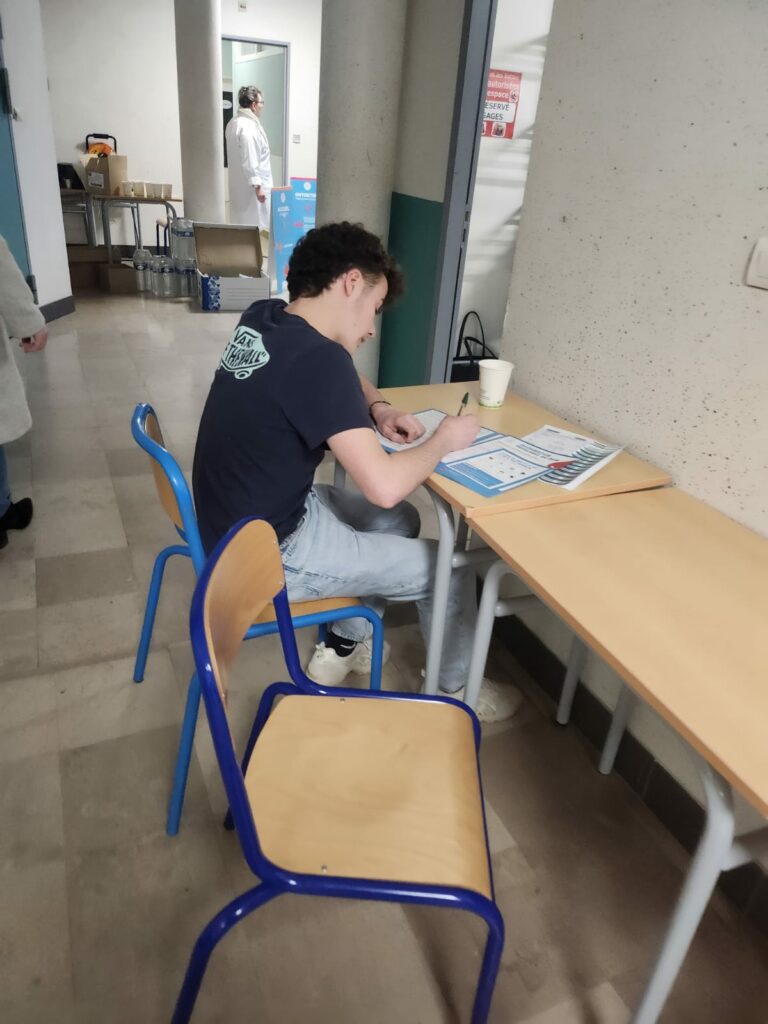 Don de sang, solidarité au cœur du Lycée Agricole de Sées.