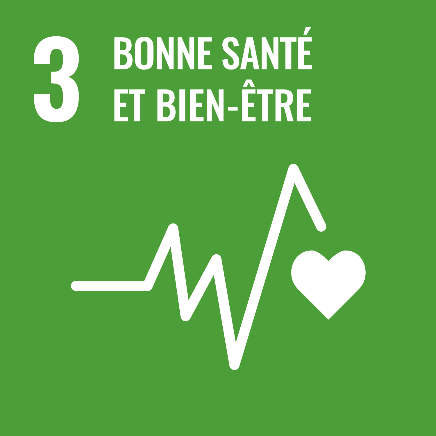 Objectif de développement durable 3: Bonne santé et bien être;